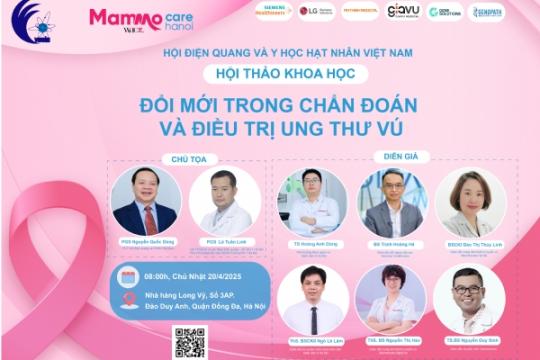 Hội thảo khoa học Đổi mới trong chuẩn đoán và điều trị ung thư vú