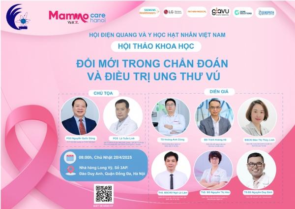 Hội thảo khoa học Đổi mới trong chuẩn đoán và điều trị ung thư vú