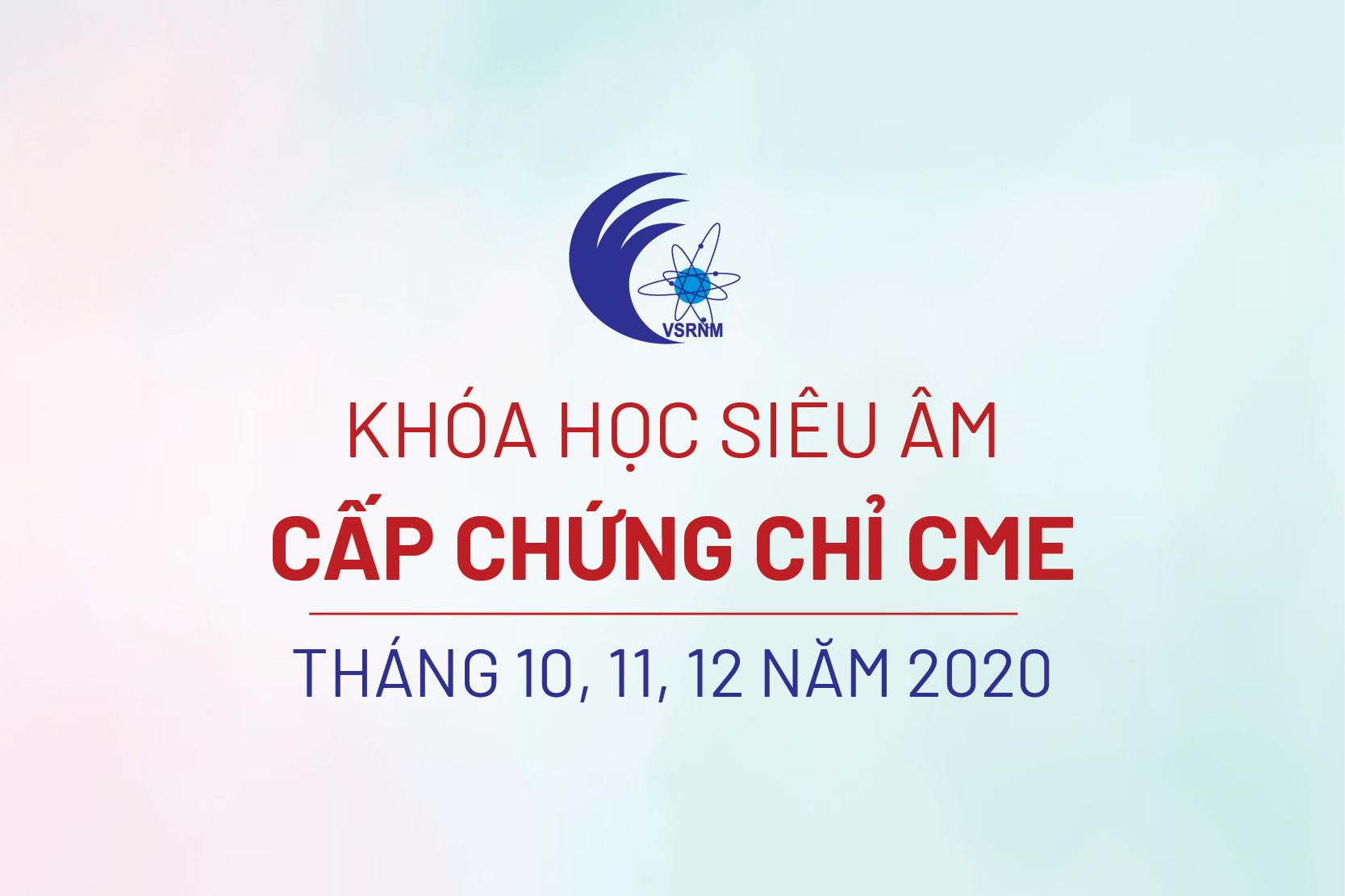 Thông báo các khóa học siêu âm từ T10 đến T12 năm 2020