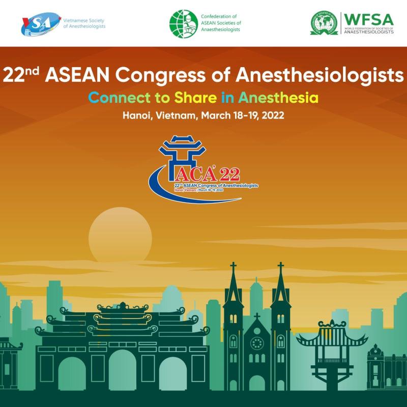 Thông báo về việc tổ chức Đại hội Gây mê Hồi sức Đông Nam Á lần thứ 22