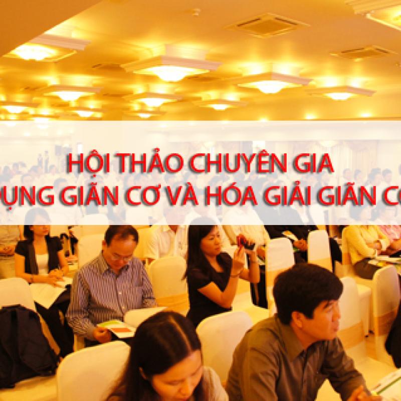 HỘI THẢO CHUYÊN GIA VỀ SỬ DỤNG GIÃN CƠ VÀ HÓA GIẢI GIÃN CƠ LẦN 2