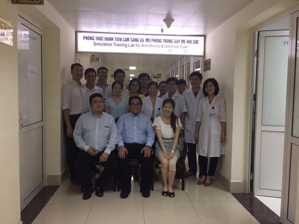 Khoá đào tạo đầu tiên về kỹ năng xử trí cấp cứu tình huống lâm sàng mô phỏng của Hội GMHS Việt Nam